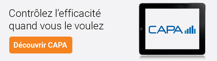 Découvrir CAPA : Vous contrôlez l'efficacité quand vous voulez
