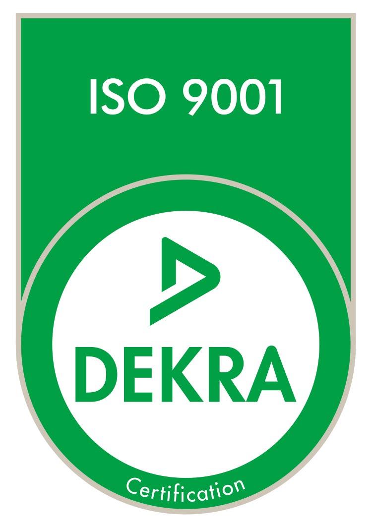 Certification ISO 9001- Dekra